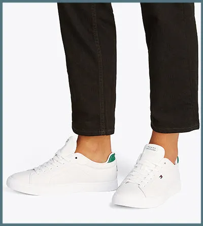 TOMMY HILFIGER ICON COURT PINPERF WHITE GREEN