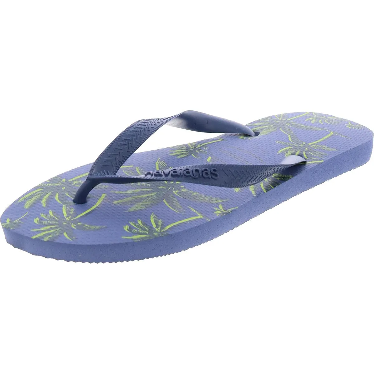 Top Basic Mens Striped Casual Flip-Flops