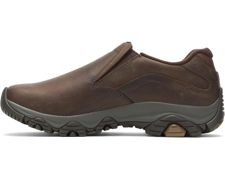 UGG Ascot 1103889 Slippers Men's 16 Brown Leather Casual Slip On Moccasin FZP149 (Brown,16)