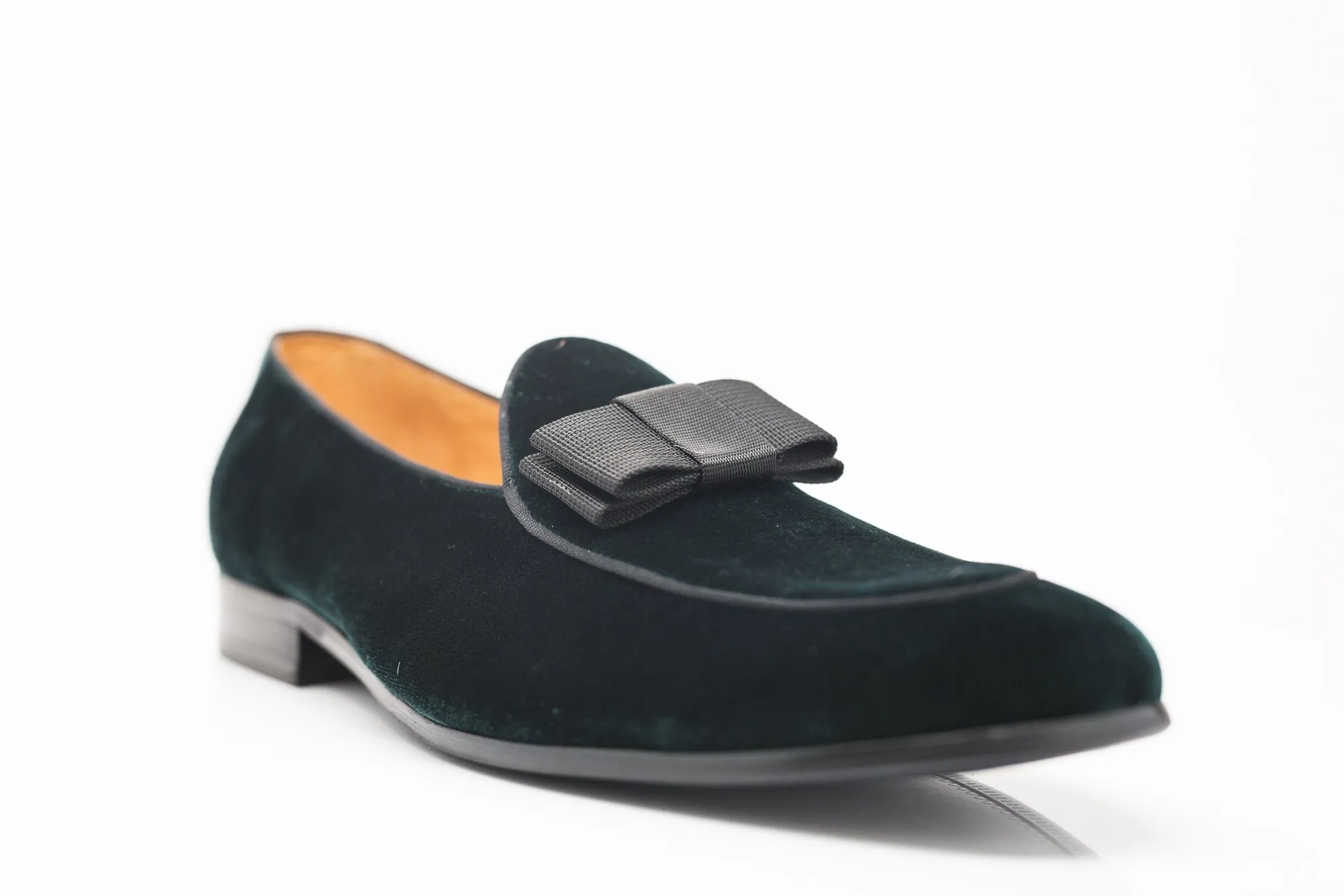Velvet Formal Loafer Green