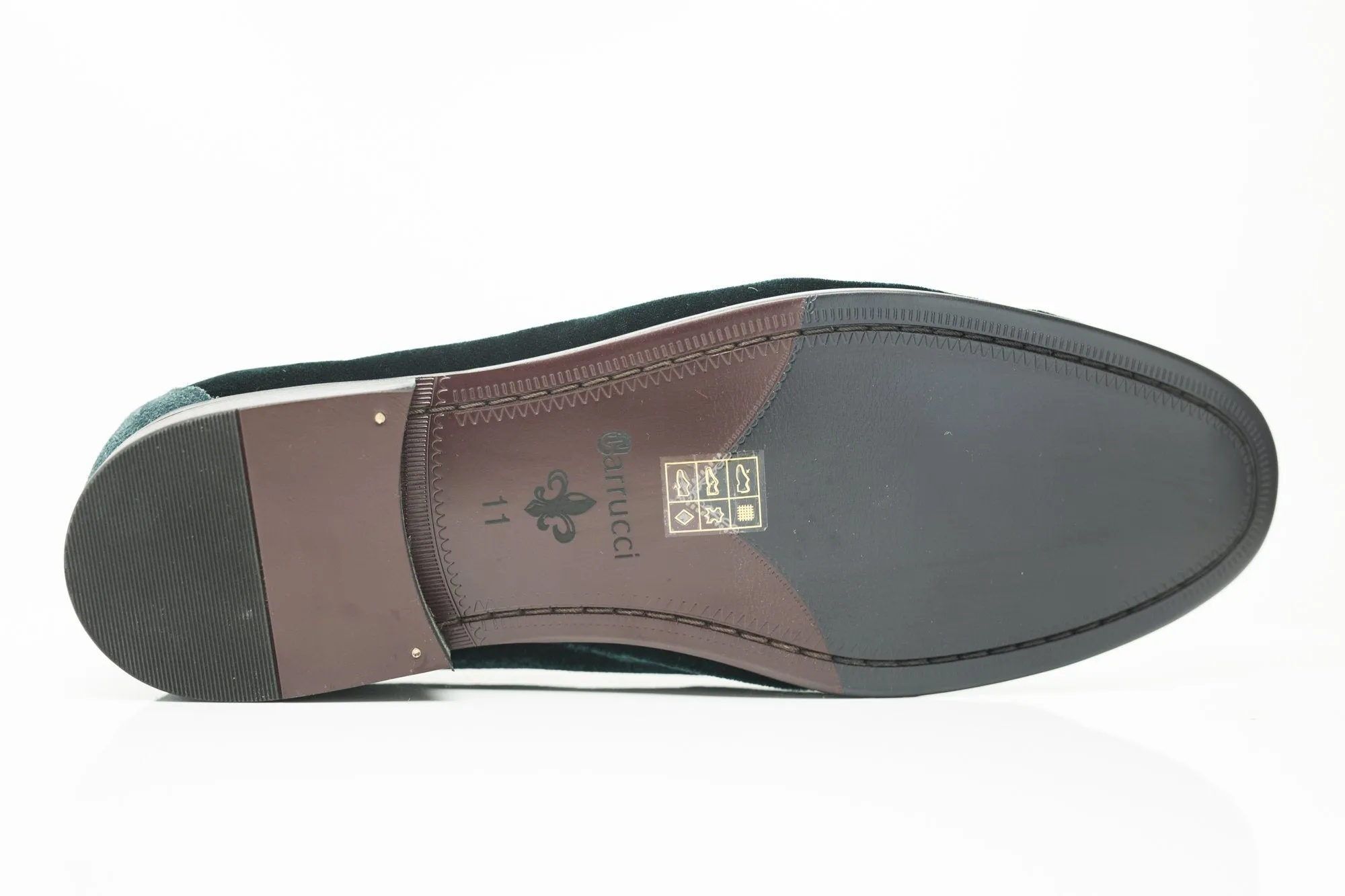 Velvet Formal Loafer Green