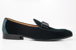 Velvet Formal Loafer Green