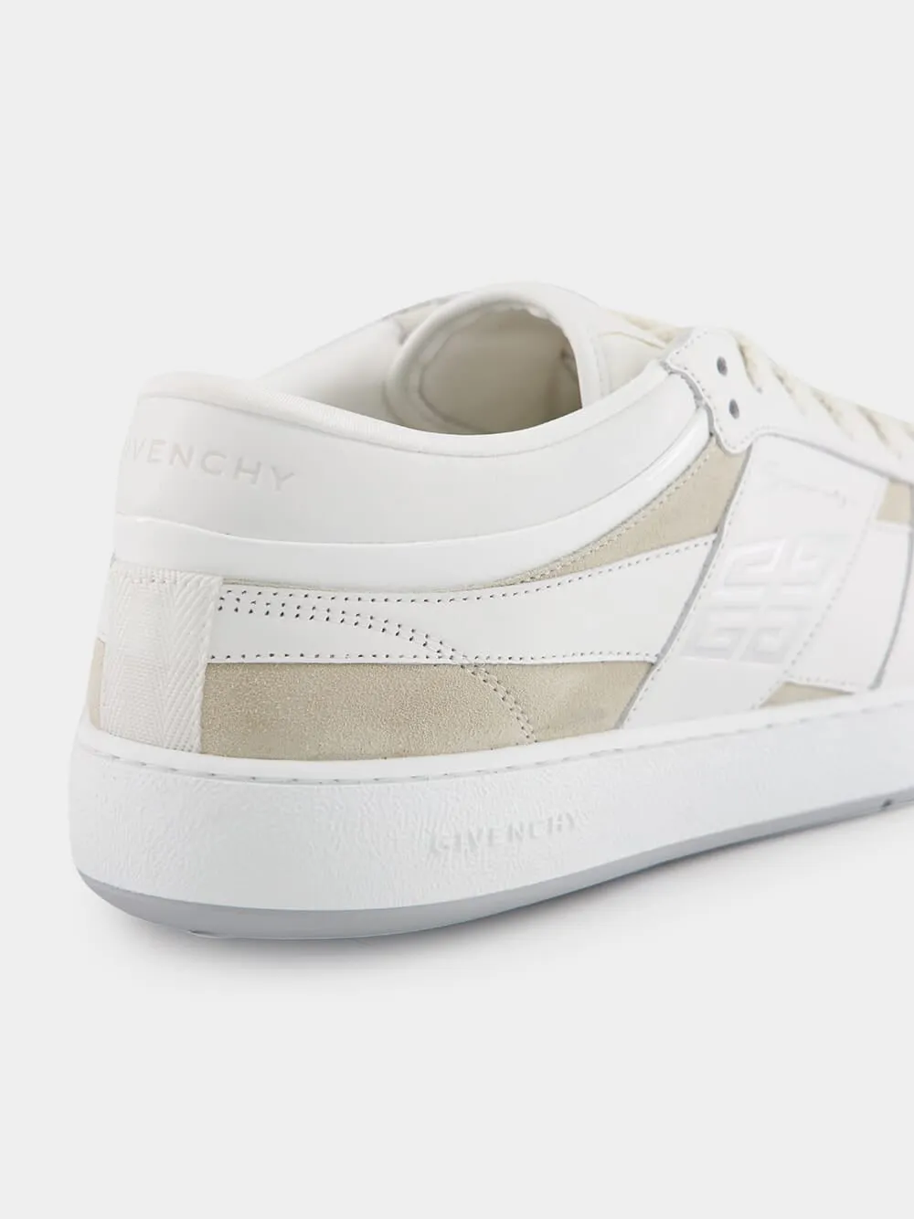 White G Move Sneakers in Leather
