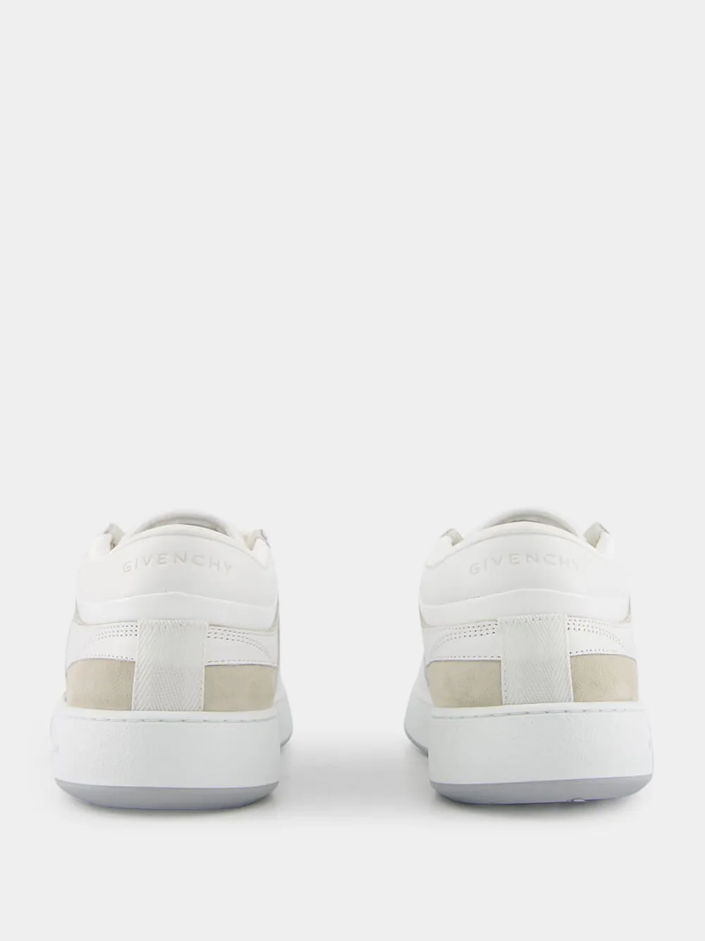 White G Move Sneakers in Leather