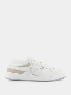 White G Move Sneakers in Leather